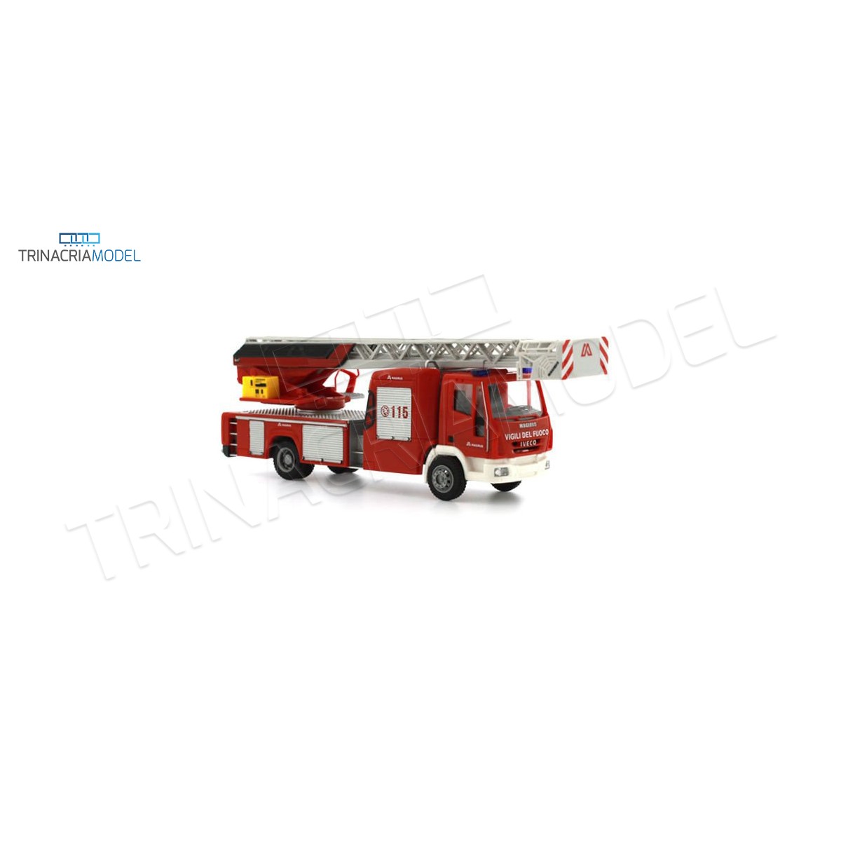 Kit Modello Fiat Camion Vigili Del Fuoco Ninive Scala N 1:160, Resina, Da Assemblare
